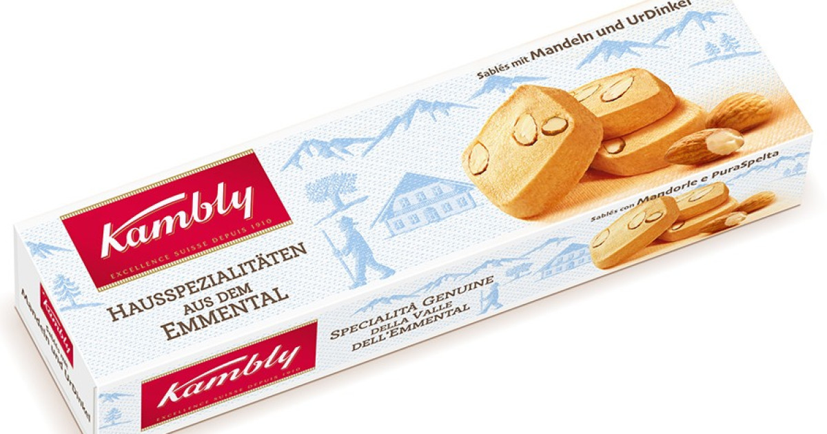 Kambly Sablés mit Mandeln und UrDinkel 90 g